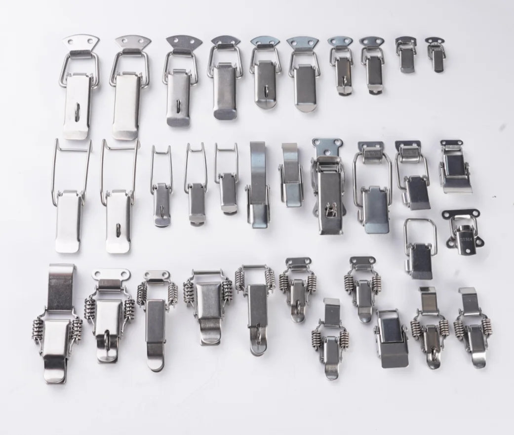 Electronically Operated Brass Sliding Handle Bolt Hooking Toggle Clip Latch Quik Stainless Steel Secure Hasp 304 Galvanized Bag