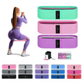 Factory Fabric Polyester Resistance Bands Custom Yoga Hip Booty Bands Workout Home Gym Exercise Fitness Bands Gym Equipment SML