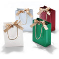 Wholesale Custom Cheap White Paper Gift Bags Jewelry Shopping Packaging Bag