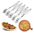 5 Wheel Stainless Steel Fly Wheel Adjustable Pastry Pasta Cutter Bread Dough Divider Pizza Slicer
