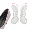 Anti-friction butterfly Heel Pads for Shoes Reduced Code  No Drop Invisibility High Heel Cushion Gel Easy to Use Heel Grip