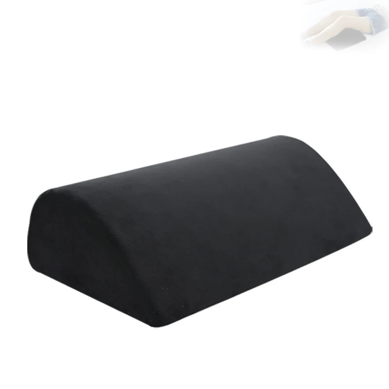 Ergonomic Orthopedic Memory Foam Footrest Pillow Half Cylinder Desk Cushion Airplane Leg Support Office Bed Sleeping