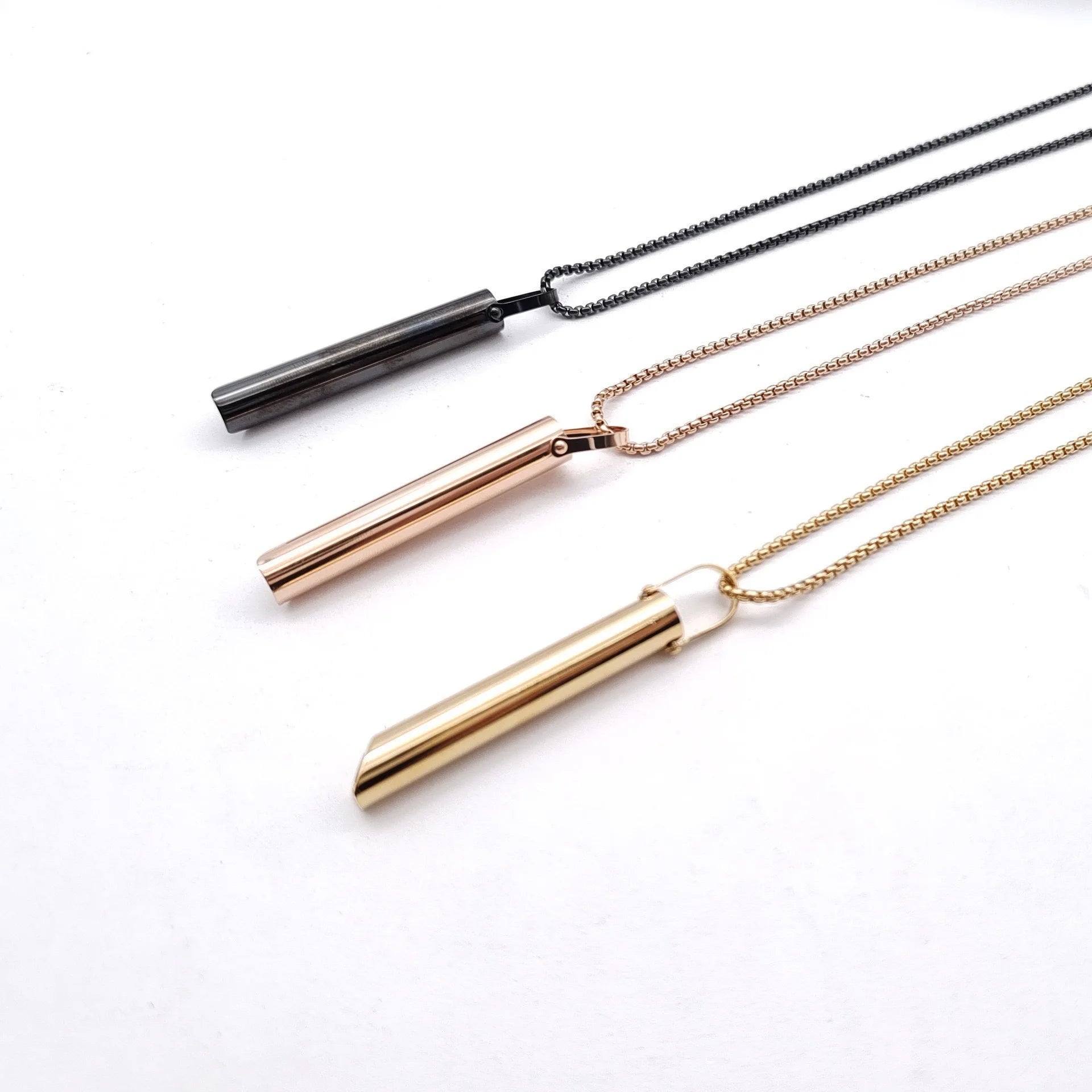 Mindful Classic Whistle Pendant Necklace Gold Plated Stainless Steel Meditation Anxiety Relief Breathing Necklace Wedding/Party