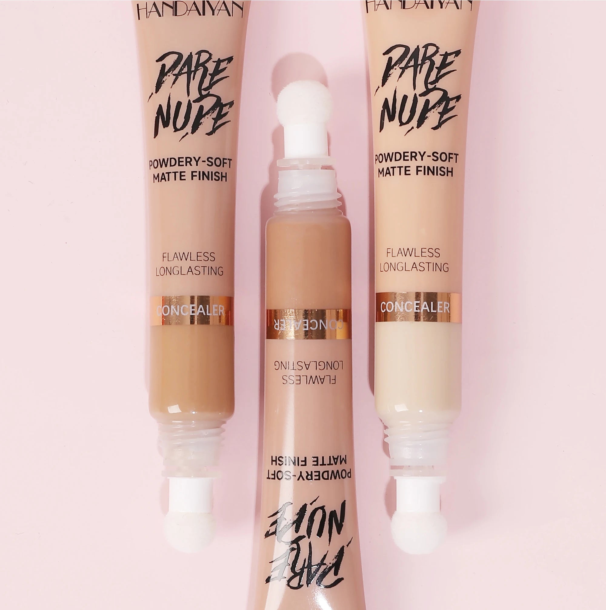 HANDAIYAN Sculpted Natural Matte Liquid Concealer Easy Use Foundation Cover Pores Makeup Cosmetics