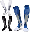 Wholesale Sports Long Sock Knee High Compression Socks Football Shin Guard Stockings