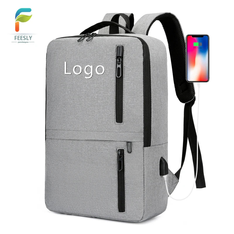 High School Backpacks Travel Laptop Backpack Large Capacity Durable Custom logo Luxury 15 Inch Men Boys Computer Laptop Backpack