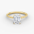 SGARIT Wholesale Fine Jewellery 14K Gold 2ct 8*6mm Emerald Cut Jewelry IGI Certificate Lab Grown Diamond Engagement Ring