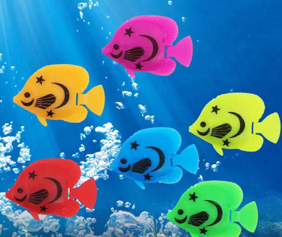 Tropical Float Fish Simulated Fishes Toy Fishbowl Decorations Summer Pool Beach Party Favors for Kids Boy Girl Various