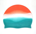 GD Wholesale Custom Logo Silicone Swim Caps for Kids Silk Screen Printing Swimmer Caps