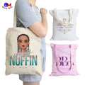 Wholesale Extra Large Reusable Cotton Personalized Canvas Everything Shopping Tote Bag