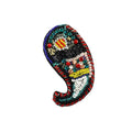 OEM Luxury Large Embroidery Patches Sew-On Rhinestone Patch for Hat Rubber Material Appliqued Technics
