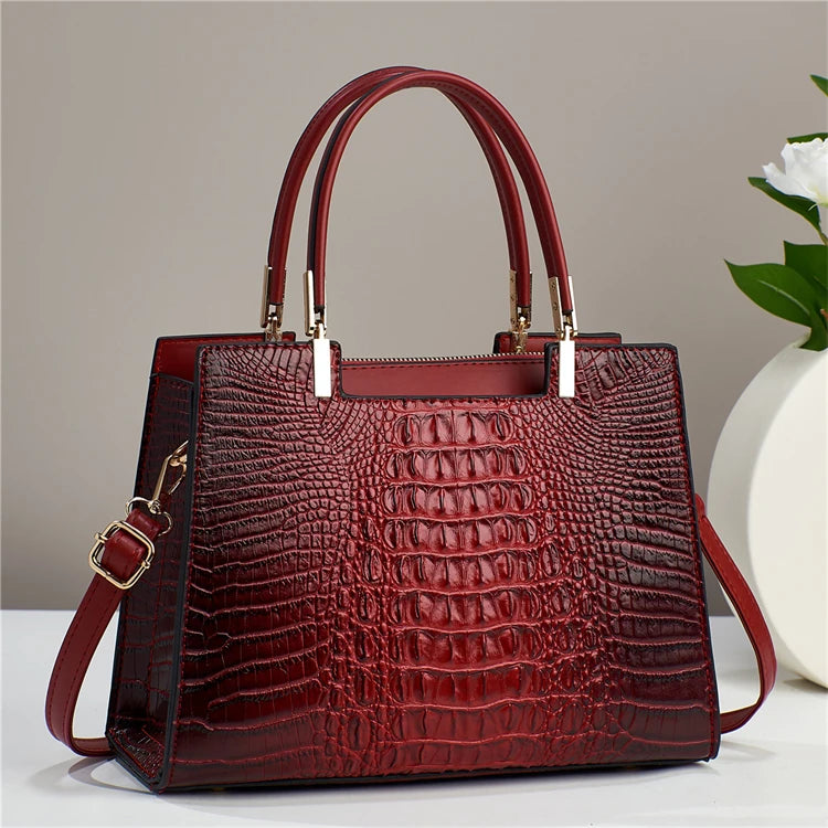 2026 New Style Bulk Buy logo Fashion Female Famous Brand Red Tote Big Quilted Handbags