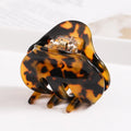 5.5cm Custom Plastic Acetic Acid Acetate Floral Fashion Women Small Hair Claw Clips for Thin Hair