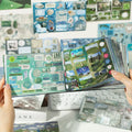 72pcs/pack Sticker Book Shallow Dreamland Series Old Morning Style Elements Handbook Valley Beauty DIY Goo Card Collage