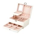 RINNTIN JB09 Custom Jewelry Organizer Embalaje Para Joyeria Multi-Layer Large Capacity Multifunctional Jewelry Box