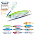 MISTER JIGGING 8g 15g Metal Jig Lure Laser Reflection Luminous Tiny Casting Lure Fishing Lure