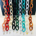 SBC004  New Fashion Acrylic Eyeglasses Chain for Women  Resin Colorful Reading Glasses Chain Sunglasses Rope Lanyard