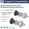 Hot Sales Fastener Stainless Steel/Carbon Steel Reset Type Indexing Plunger Pin