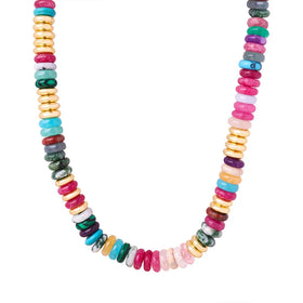 Personality Design Fashion Brand Beads Stainless Steel Chains Gold Plated Jewelry Necklaces