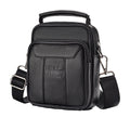Large Capacity Men's Genuine Leather Messenger Shoulder Bag Travel Sacoche Homme