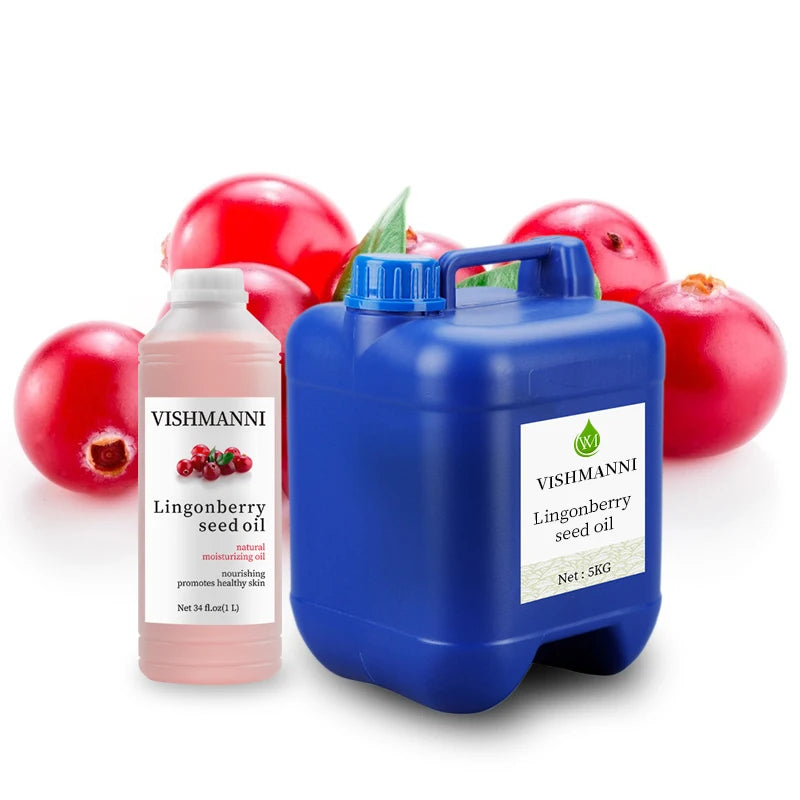USDA Certified Lingonberry Seed Oil Wholesale Price Carrier Oil for Massage Spa