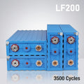 200Ah 3.2V LiFePO4 Battery Cell with Flame Retardant Plastic Shell Ventilation Slots 2000 Cycles for Solar Energy Storage HESS