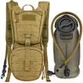 Best Camo Camouflage Tactical Hydration Pack Backpack with Molle and 3L Water Bladder