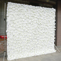 White Rose Flower Wall 5D Artificial Flower Wall Background Flower Panel Wedding Supplies Background Decoration
