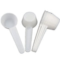 TOPEAK Manufacture Direct Sales 15g & 30ml Flat Bottom Round Plastic pp SpoonMeasuring Spoonplastic Liquid Scoop