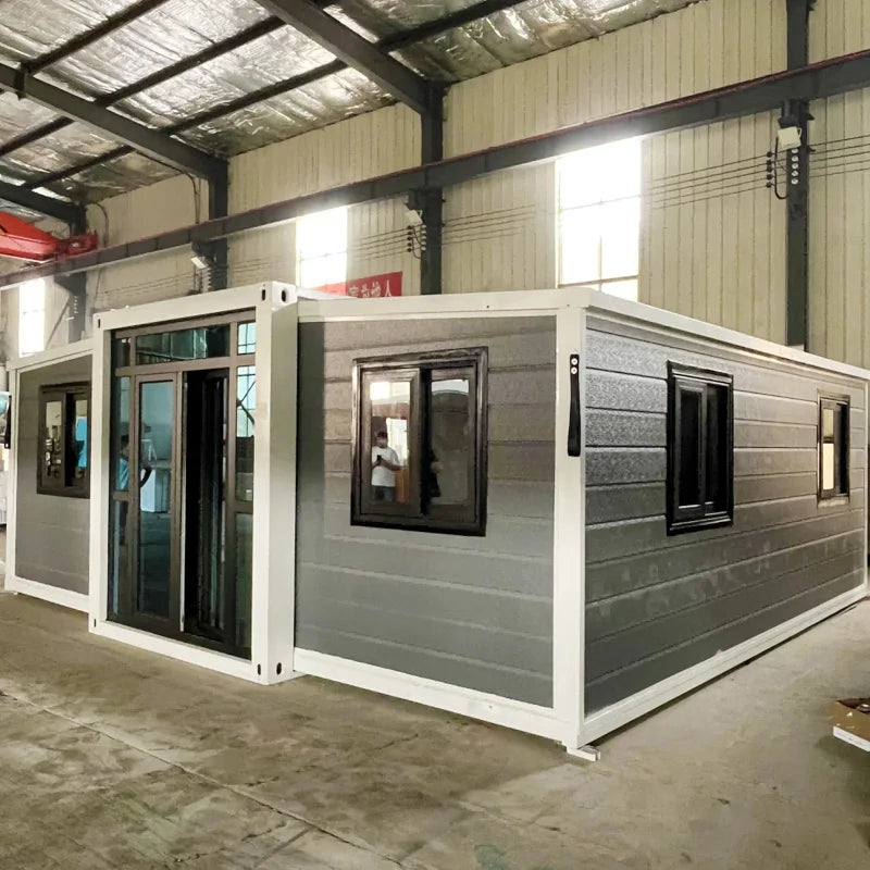 Folding Steel Mobile Container House Tiny Home Modular Foldable Prefab Casa De Container House Fast Assemble for Sale