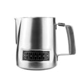 600ml Barista Pitcher Stainless Steel Milk Jug Coffee Latte Art Milk Jug Milk Pitcher With Integrated Thermometer