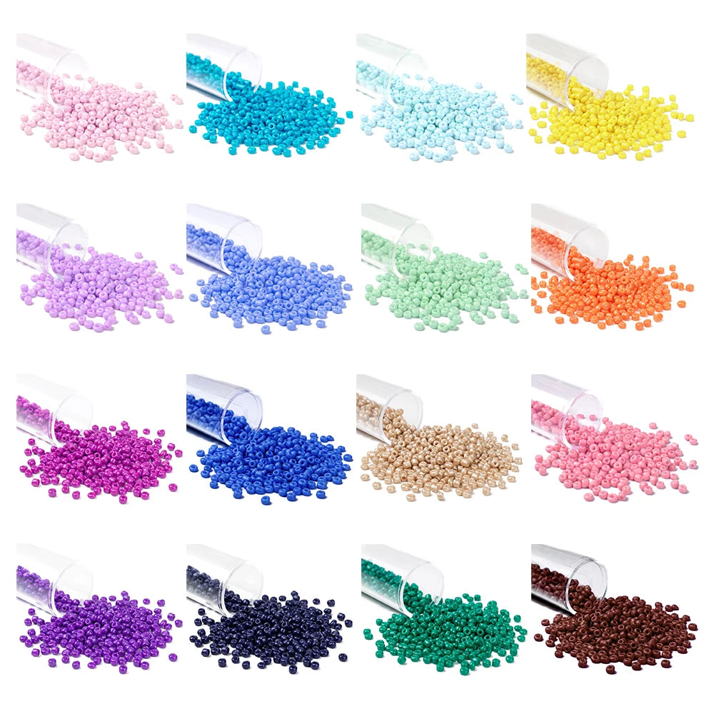 Wholesale Mixed Colors 6/0 8/0 11/0 12/0 Glass Seed Beads 2mm 3mm 4mm for Bracelet Jewelry Making