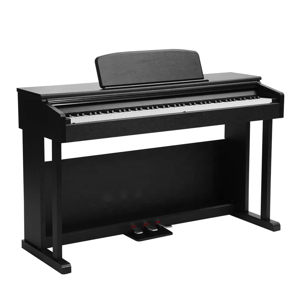 White/Black Weighted Keyboard Hammer Action with Sliding Cover Upright Flexible Electric BT USB  88 Keys Digital Piano