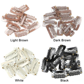 Leeons Stainless Steel Wholesale 100pcs Bag Kids BB Hair Clips for Wig Clip in Hair Extension