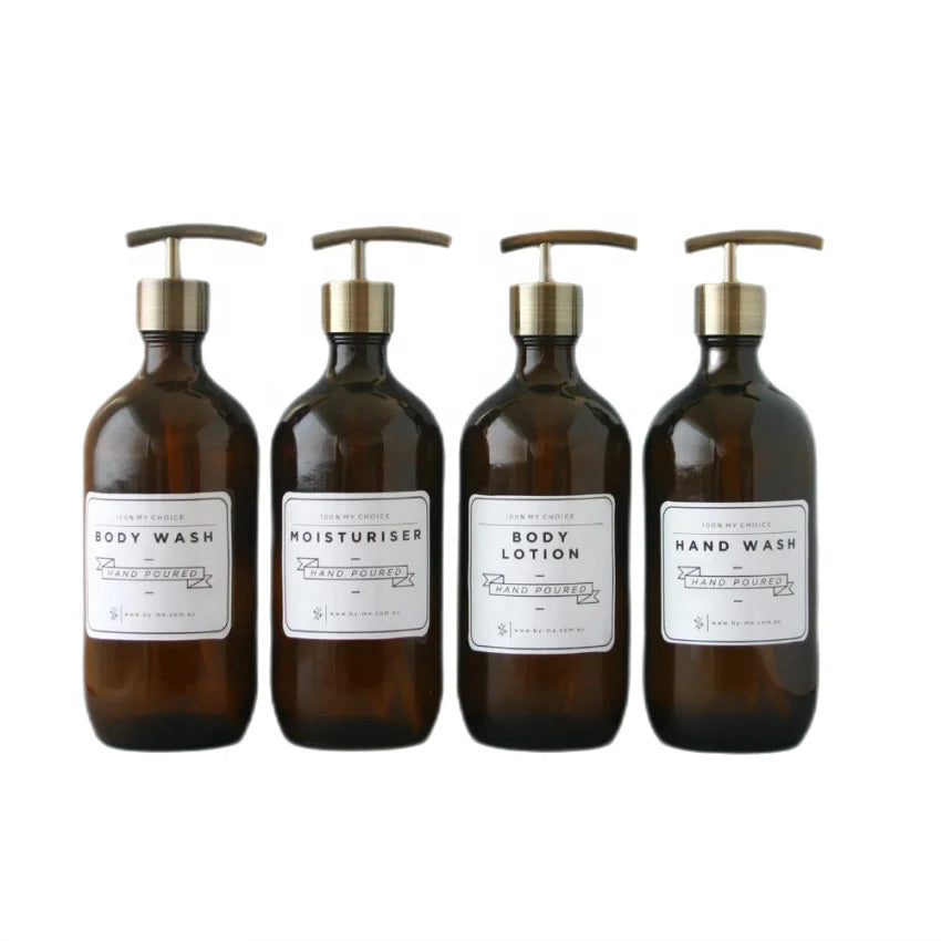 Waterproof Cosmetic Bottle Label Waterproof Adhesive Label for Cosmetic Jars Cosmetics Sticker Custom Private Label