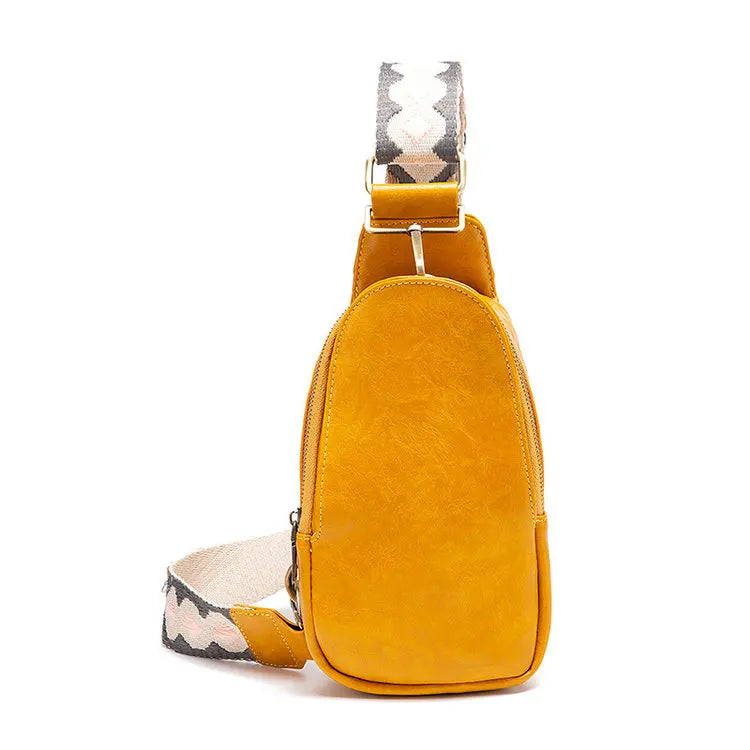 Small Size OEM Mobile Phone Leather Waist Chest Fanny Pack Sling Crossbody Luggage New Lady Design Shoulder Messenger Bag Women