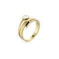 Best Selling Shell Band Ring Stainless Steel Gold Finger Rings for Women