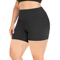 Plus Size High-Waisted Yoga Shorts for Women 3/4 Length Slimming Cycling Shorts Custom Logo for Activewear