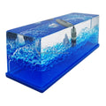 Liquid Wave Blue Water Paperweight Cruise Ship Fluid Gifts Desk Decor and Home Ornament Cruise Floating Aqua Paper Weight