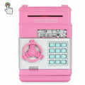 Hot Sale  Auto Scroll Paper Banknote Money Boxes ATM Machine Cash Box Electronic Piggy Bank for Kids
