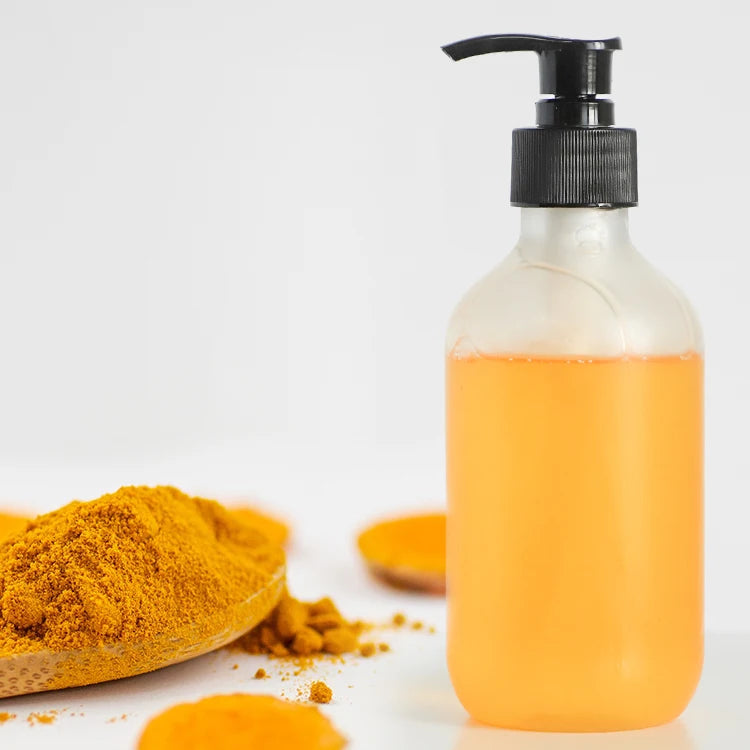 Organic Herbal Body Wash with Turmeric Private Label Whitening Shower Gel Moisturizing Body Care Gel
