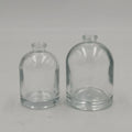In Stock Factory 30ml 50ml 100ml Round Shape Glass Empty Perfume Bottle with Pump Spray Custom Cover Engraving Available