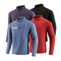 Custom Logo Pullover Golf Sweatshirt Mens 1/4 Zip Stand-neck Sweater Pullover Fleece Hoodies Polar Jacket