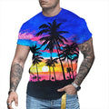 2025 Custom Men's Hawaiian Shirt Personalized Floral Print on 180 Gram Knitted Fabric Funny Tropical Print Hawaiian Shirts