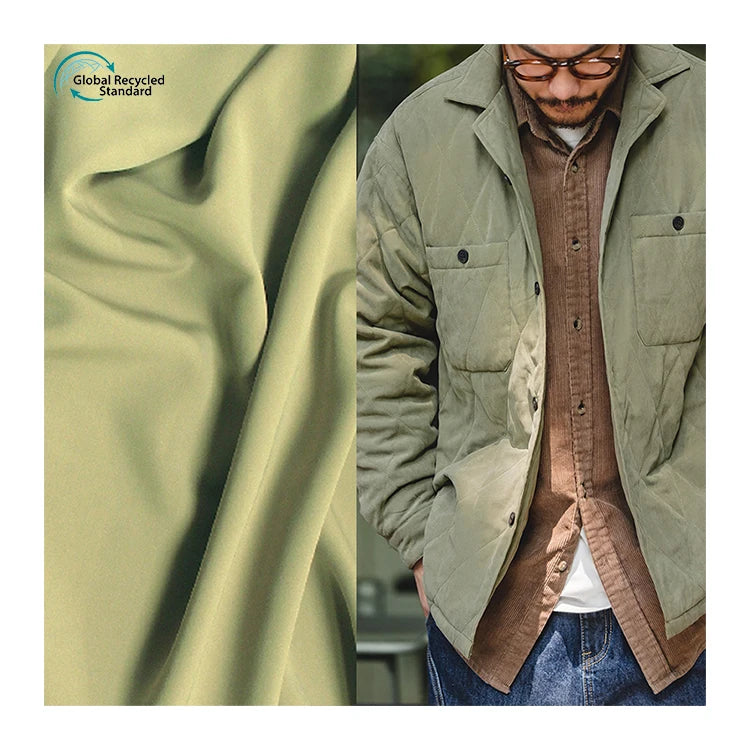 Factory Price Wholesale Peachskin Fabric Free Sample Polyester Peach Skin Fabric for Padded Jacket