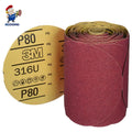 6inch PSA Gold Sanding Discs Roll 120# Sticky Back Sandpaper Roll 6' Aluminum Oxide Abrasive Disc Rolls Abrasive Manufacturer