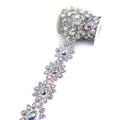 Carnival Costume Accessories Wholesale Supplier Colorful Iron on Resin Teardrop Appliques Patch Trimming
