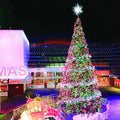 Frandwell Outdoor Waterproof Giant Illuminated Pine Christmas Tree Snowing Lighting Musical CE RoHS Certified Commercial Street