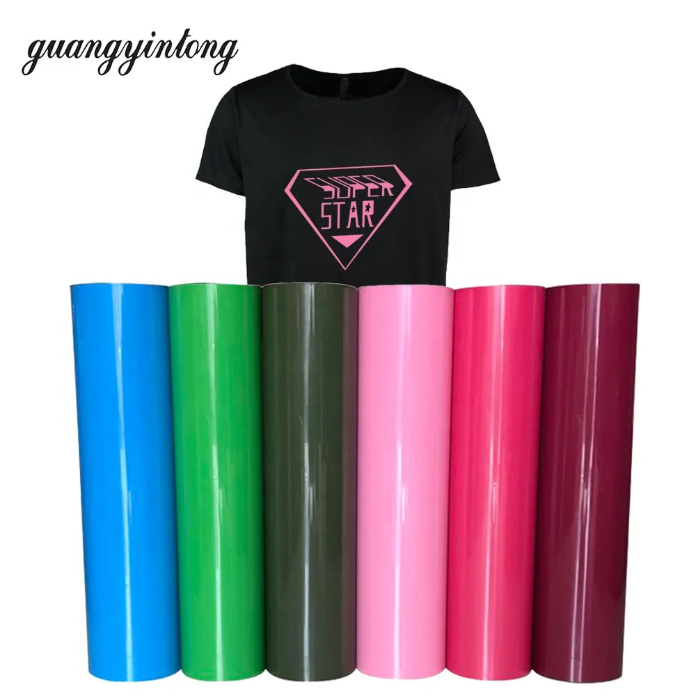 PU Matte Easyweed Cheap Heat Transfer Vinyl Thermoflex Cheap Htv on Polyester Rolls Best Iron on Vinyl Stretch for Shirts