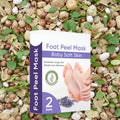 Natural Organic Beauty Care Pedicure Peel Mask Exfoliating Gel for Adults Removes Dead Skin Heels and Feet Spa Use